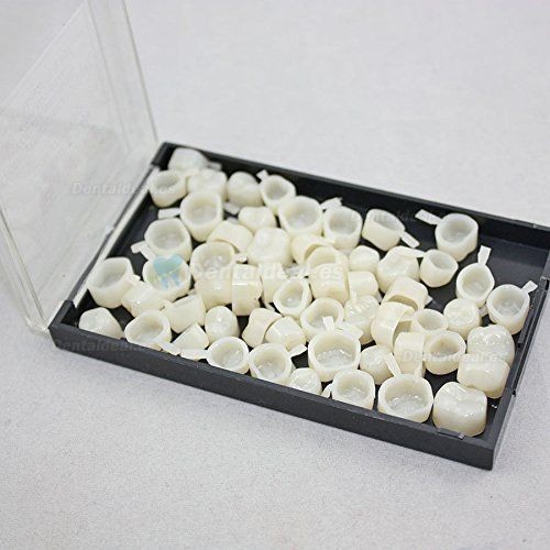 Dientes temporales 100 pcs Dientes de porcelana de resina Corona temporal para dientes anteriores y dientes posteriores