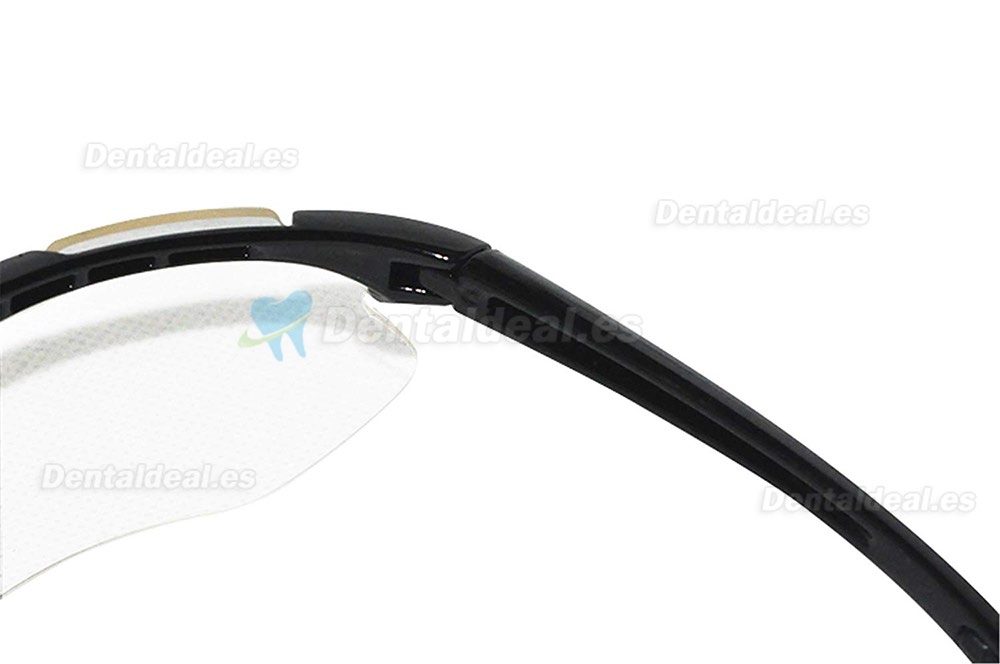 Médico Quirúrgico Dental Gafas Lupas Binoculares 2.5×420MM(Negro)+un paquete negro