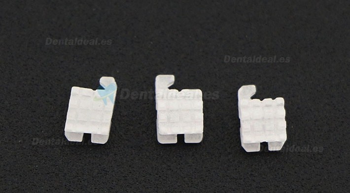 5 paquete/20 piezas dentales Ortodoncia Brackets de cerámica del soporte MBT Ganchos 022 345