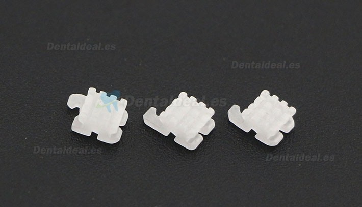 5 paquete/20 piezas dentales Ortodoncia Brackets de cerámica del soporte MBT Ganchos 022 345