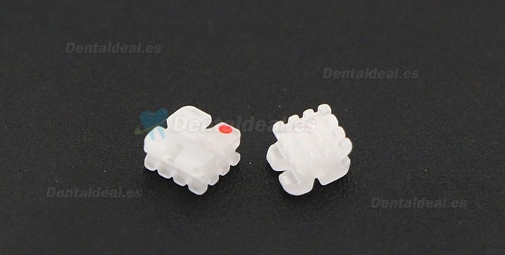 5 paquete/20 piezas dentales Ortodoncia Brackets de cerámica del soporte MBT 022 3 Ganchos