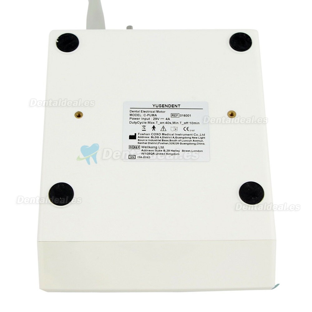YUSENDENT COXO C PUMA Micro motor eléctrico dental + fibra óptica contra ángulo C-1C