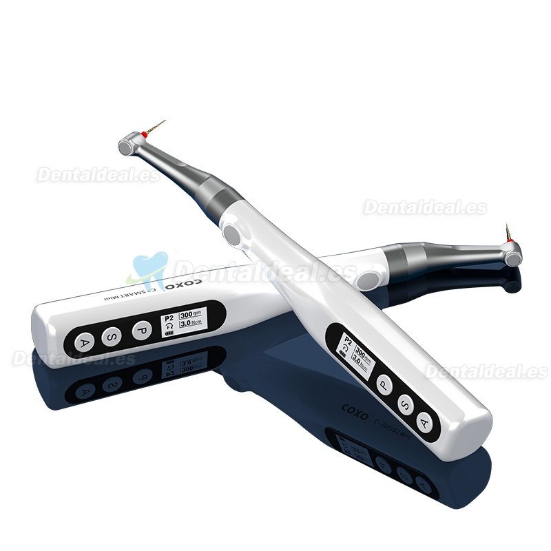 YUSENDENT COXO C-Smart-Mini Motor de Endodoncia Inalámbrico Contra-ángulo 1: 1 Pulsador