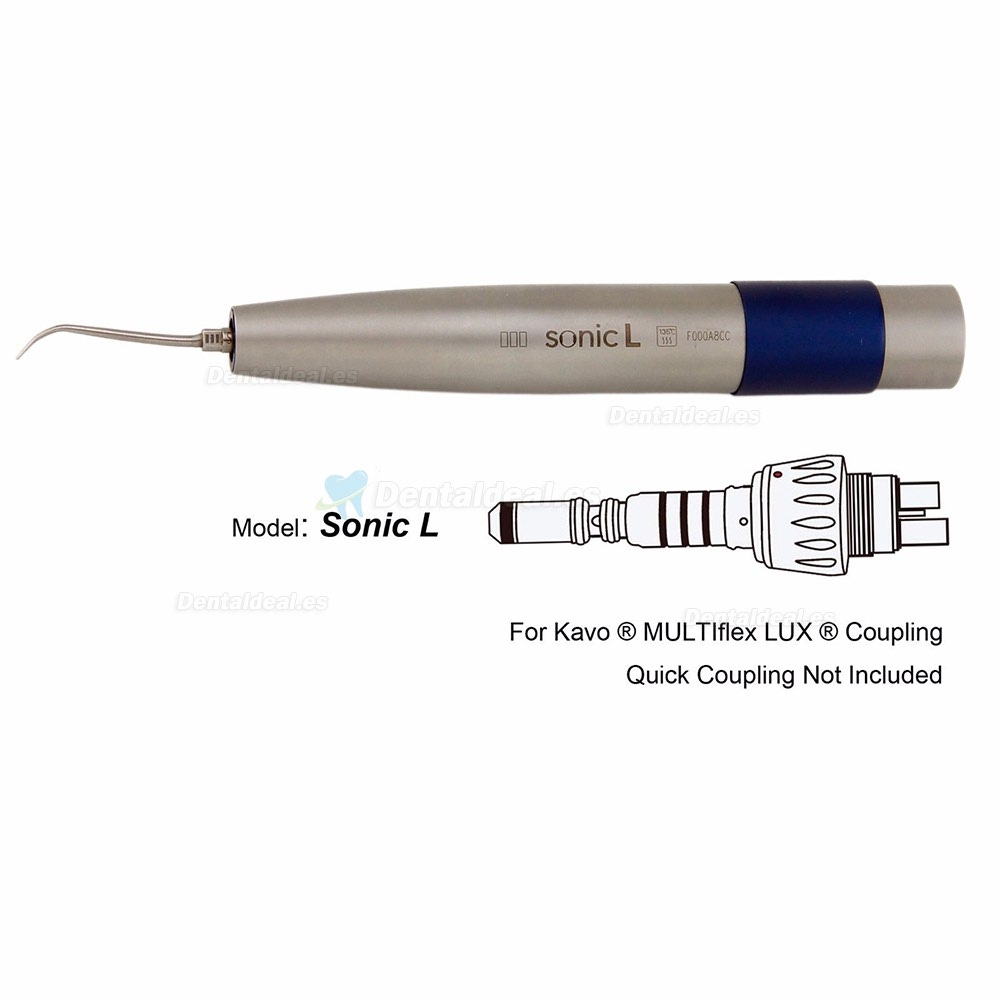 Sonic L Dental Fibra óptica Escalador de Aire Compatible KAVO Multiflex Acoplador 6 Hoyos