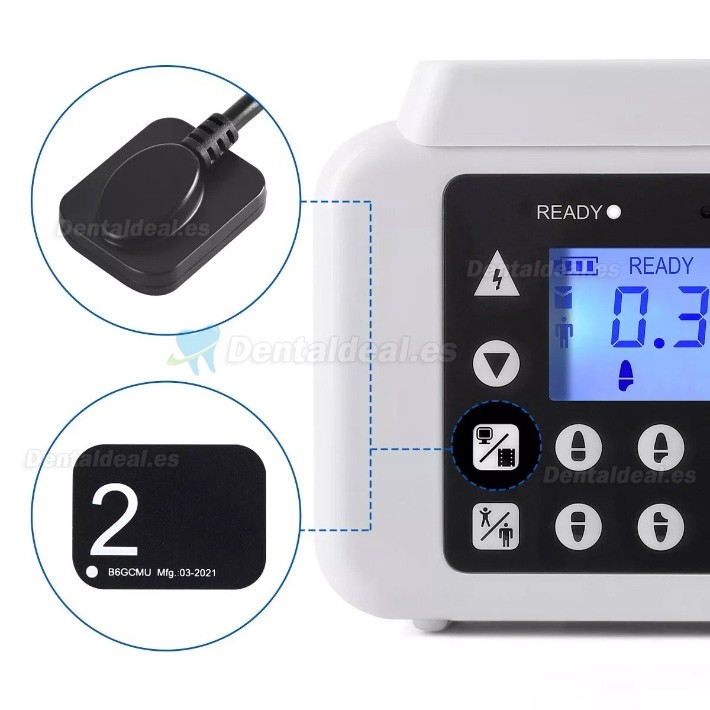 Sistema de radiografía dental portátil con kit de sensor de rayos X intraoral RVG
