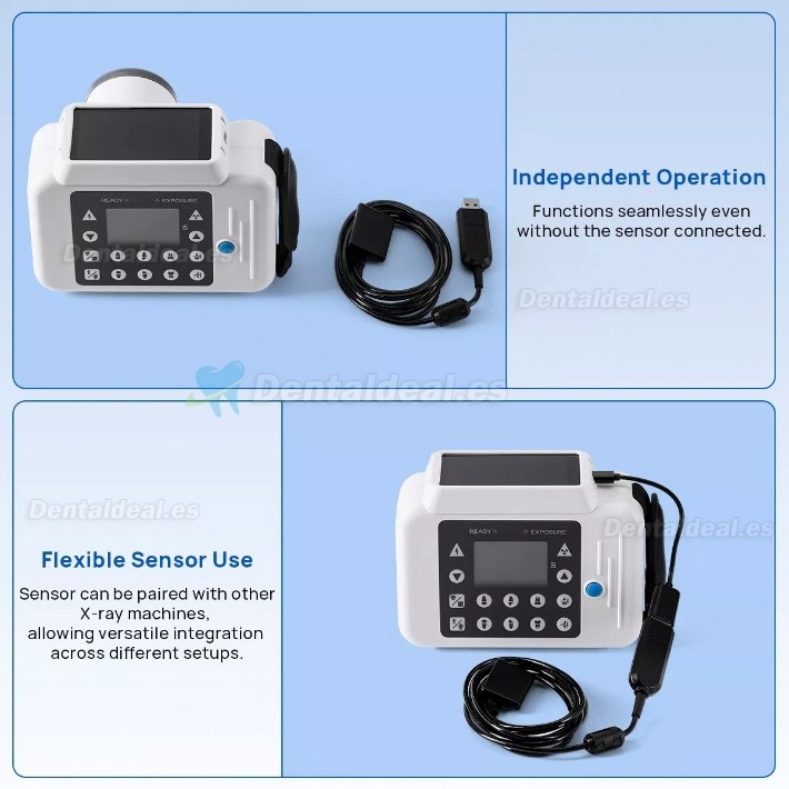 Sistema de radiografía dental portátil con kit de sensor de rayos X intraoral RVG