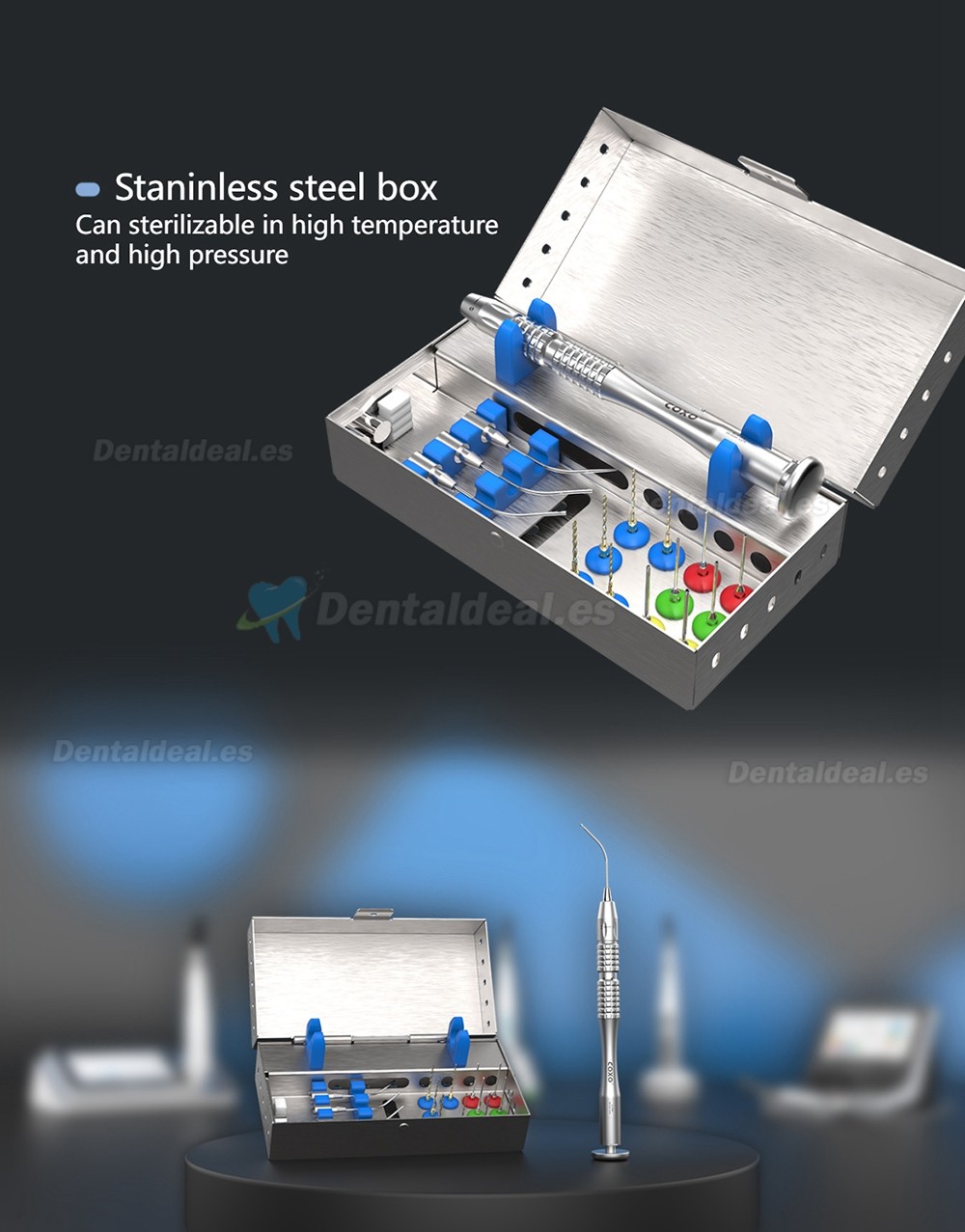 YUSENDENT COXO C-FR1 Tratamiento de endodoncia Instrumento roto kit de herramientas de eliminación de archivos endo