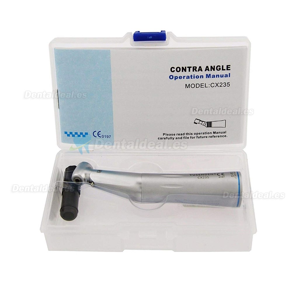 YUSENDENT® Auto-alimentado LED Contra-ángulo Dental Inner channel Botón CX235-1E