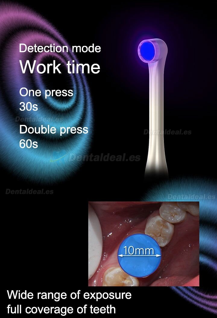 YUSENDNET COXO DB686 NANO Lámpara de polimerización Inalámbrica con detección de caries cuerpo de metal