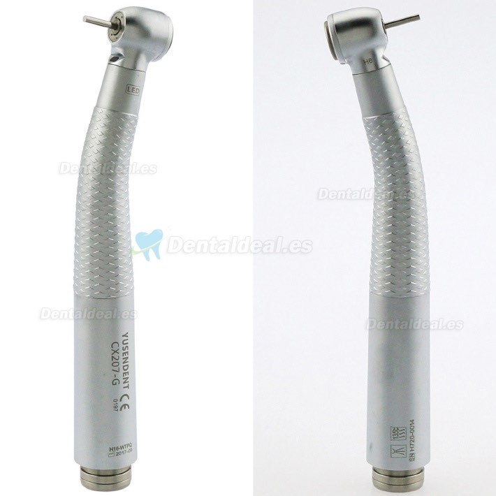YUSENDENT® COXO CX207-GW-PQ Fibra óptica Pieza de Mano Turbina Compatible W&H (Turbina x 3 + Acoplamiento Rápido x1)
