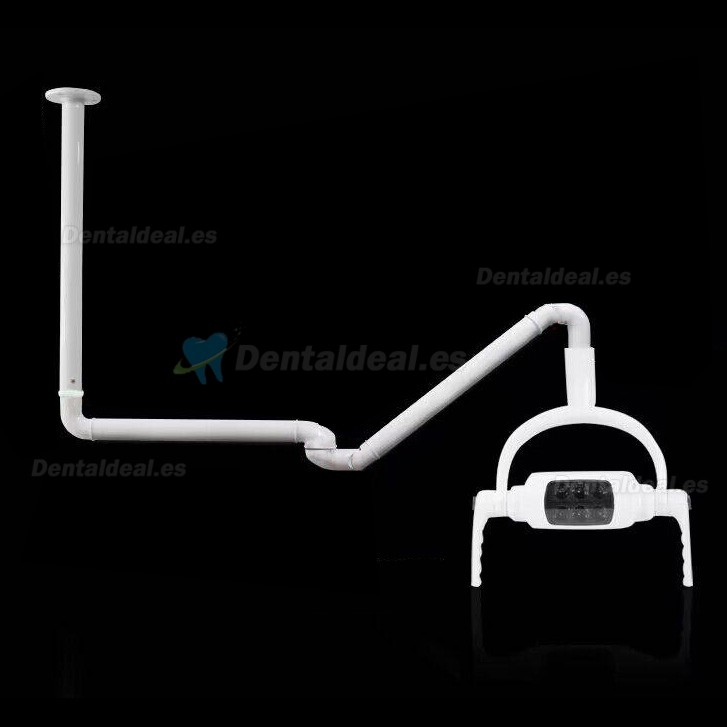 Lámpara cialitica odontológica de techo lámpara de examen operatorio LED oral sin sombras 6 LED con brazo