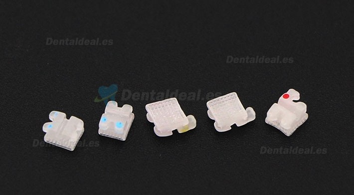 1 Paquete / 20 Unids Dental Ortodoncia Brackets de Metal Tirantes Mini Roth 022 3 4 5 Ganchos