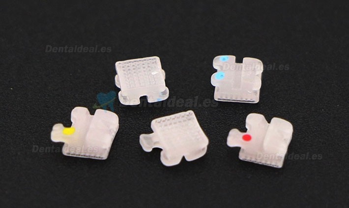 1 Paquete / 20 Unids Dental Ortodoncia Brackets de Metal Tirantes Mini Roth 022 3 4 5 Ganchos