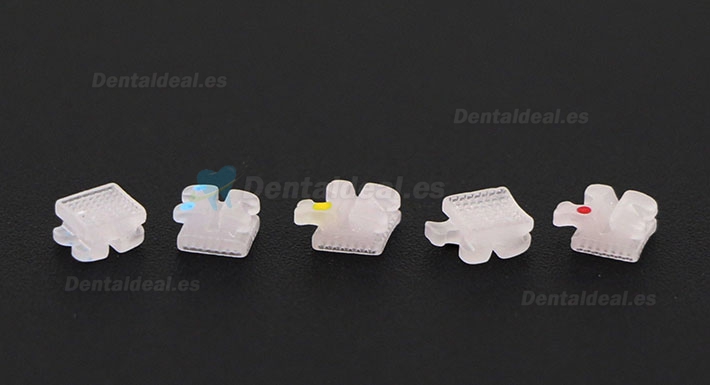 1 Paquete / 20 Unids Dental Ortodoncia Brackets de Metal Tirantes Mini Roth 022 3 4 5 Ganchos