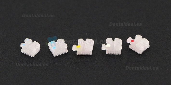 1 Paquete / 20 Unids Dental Ortodoncia Brackets de Metal Tirantes Mini Roth 022 3 4 5 Ganchos