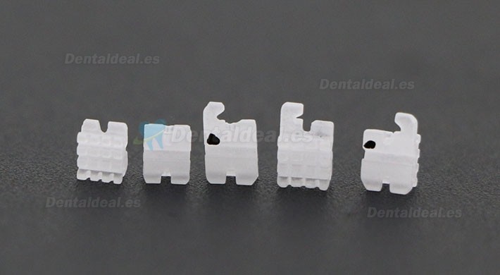 5 paquete/20 piezas dentales Ortodoncia Bracket de cerámica del soporte ROTH 022 345 ganchos