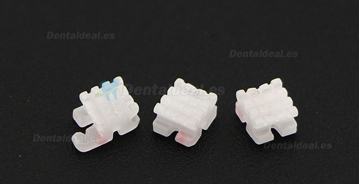 Paquete de 5/20 piezas dentales Ortodoncia Brackets de cerámica del Brackets ROTH 022 3 ganchos