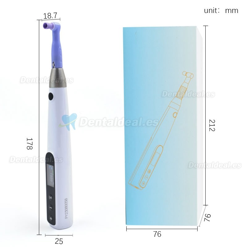 Pieza de mano de profilaxis de higiene dental eléctrica inalámbrica ajustes giratorios de 360° y 6 velocidades
