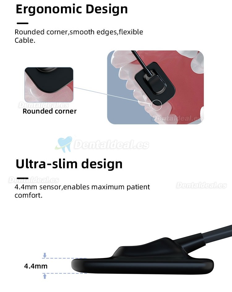 Sensor de rayos X digital dental RVG sistema de sensor intraoral S1/S2