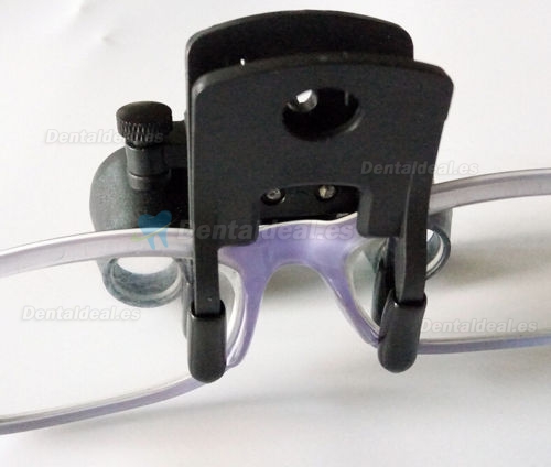 Lupa de cabeza de laboratorio con clip de 2.5 x 420 mm