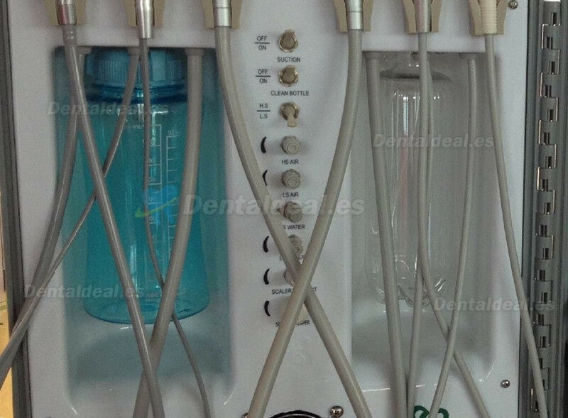 DYNAMIC DU893 Unidad Dental Portátil Fibra óptica (Lampara Fotocurado +Escalador)