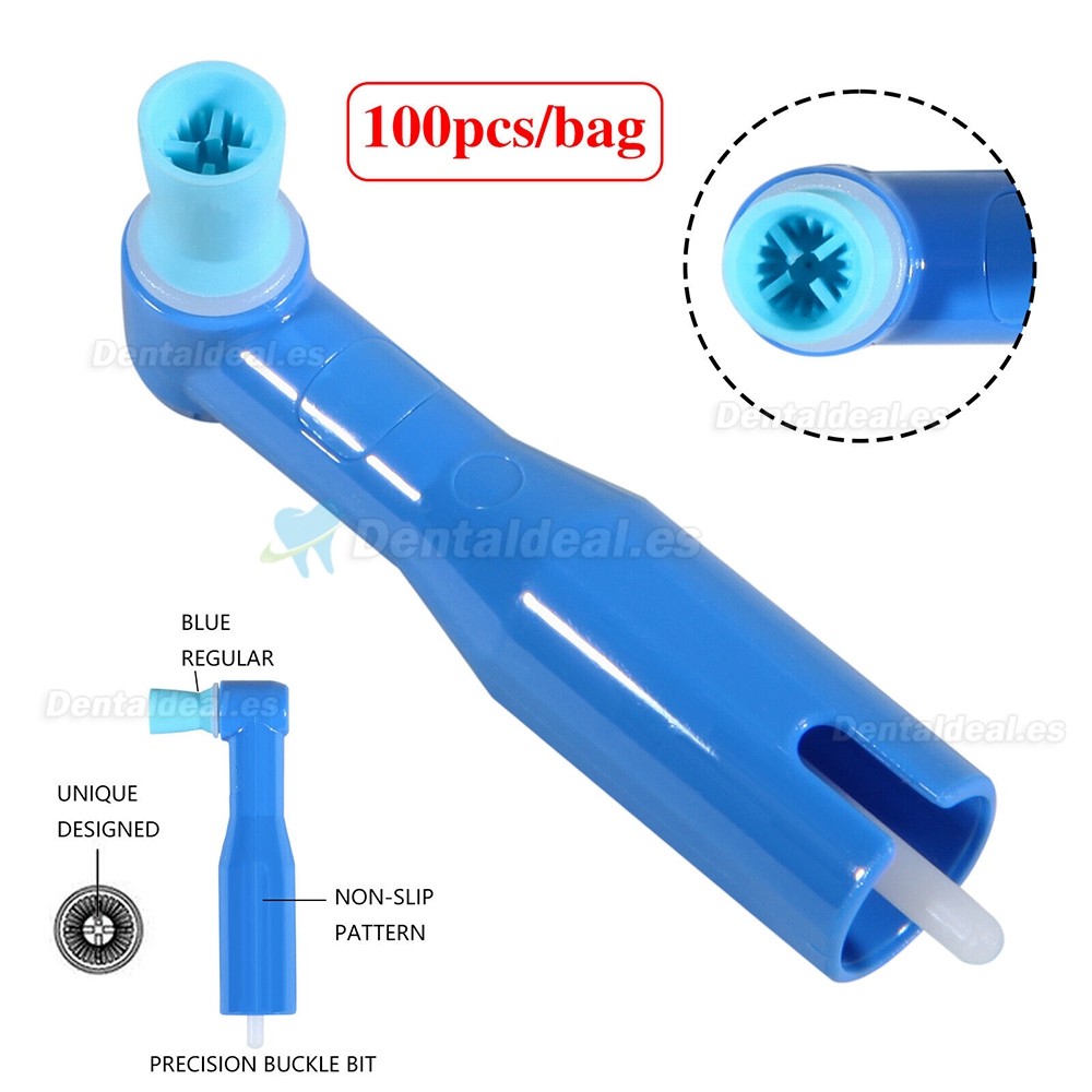 100 Unids/bolsa ángulos de profilaxis desechables ángulos de profilaxis tazas firmes
