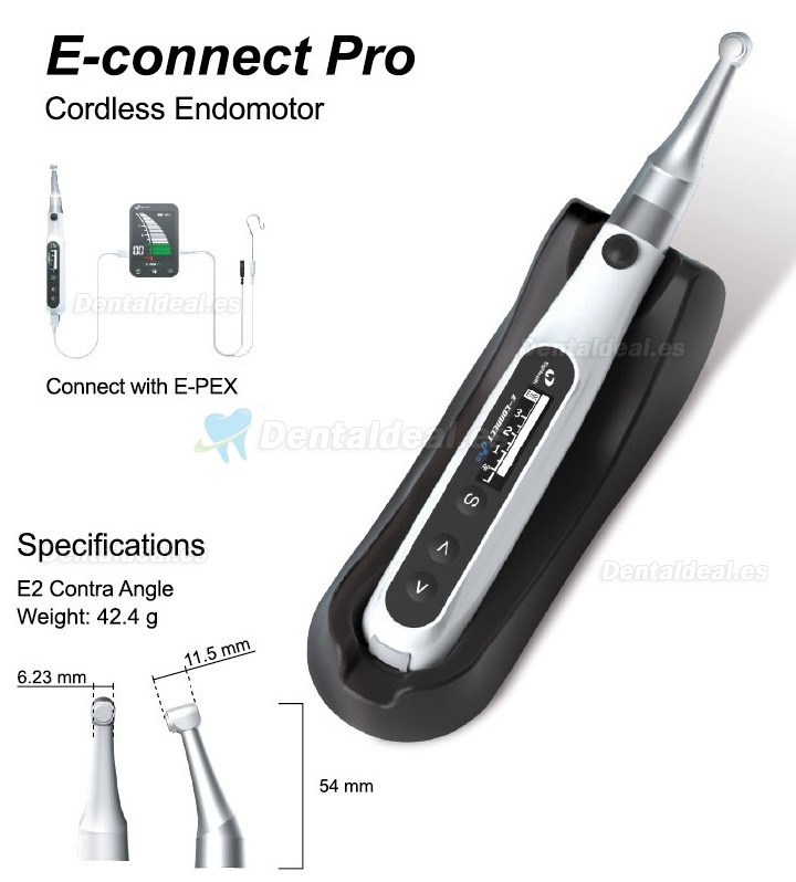 Eighteeth E-Connect Pro Motor endodoncia inalámbrico compatible con E-PEX Pro localizadore de ápice