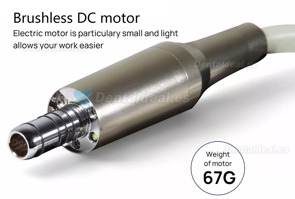 Motor dental eléctrico compatible con 1:5 / 1:1 / 16:1 contra-ángulo con suministro de agua