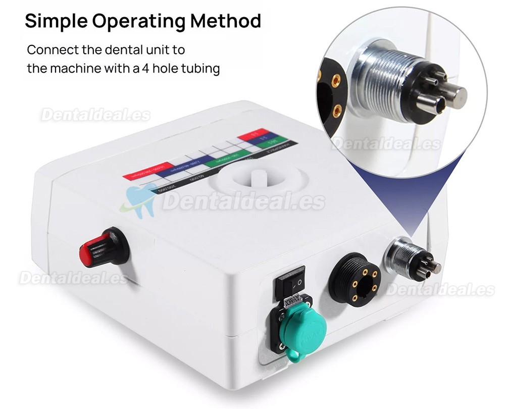 Motor dental eléctrico compatible con 1:5 / 1:1 / 16:1 contra-ángulo con suministro de agua