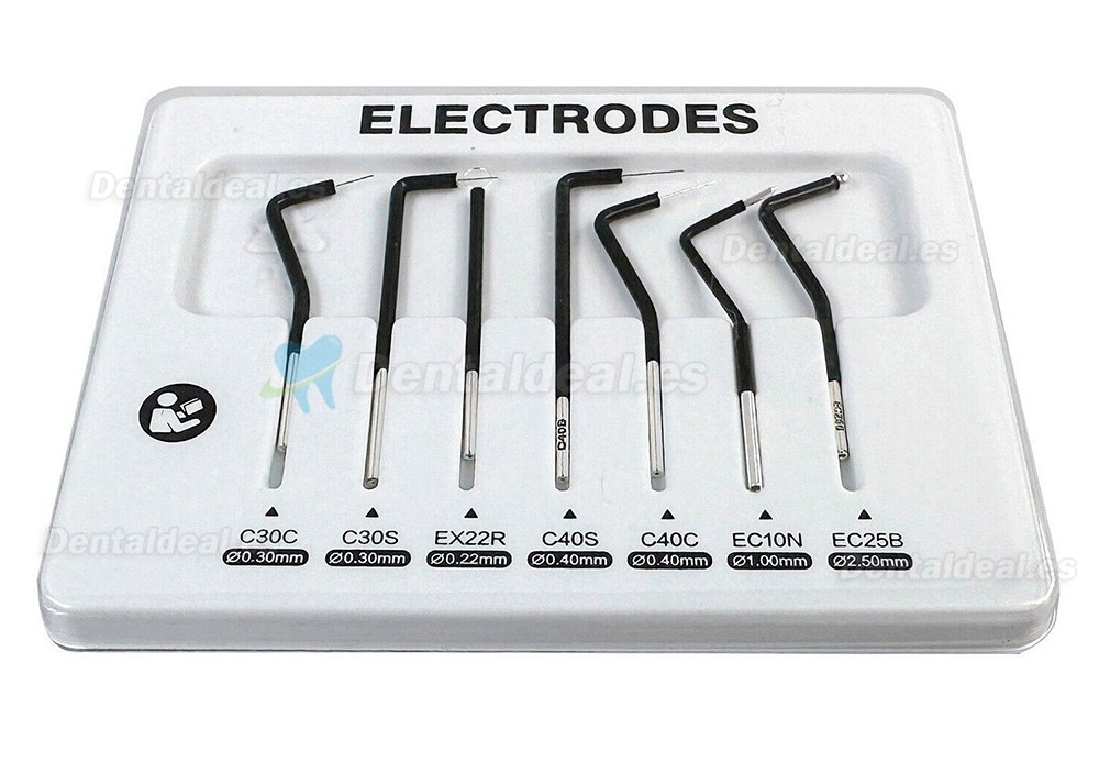 Juego de 7 puntas de repuesto para electrocirugía compatibles con unidad de electrocirugía odontológico