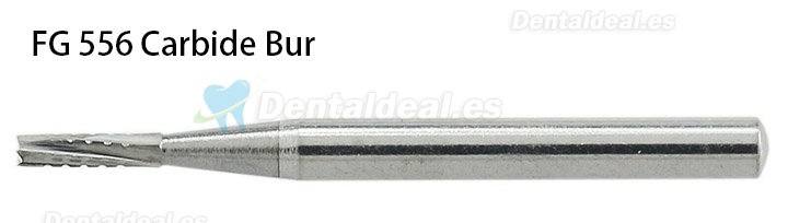 Fras Dental De Carburo FG, Cilindro Redondo De Acero De Tungsteno De Alta Velocidad, 1557 #1558 #, 10 Uds. - AliExprs