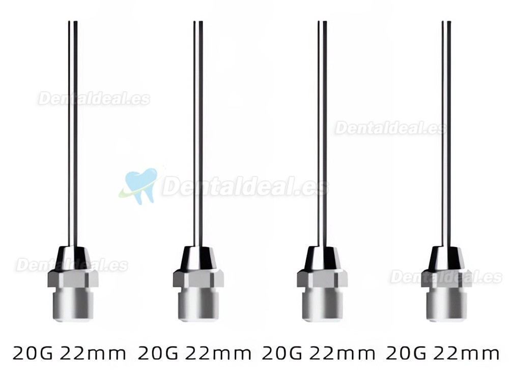 4 Piezas Agujas para Pistola de Gutapercha compatibles con Woodpecker Fi-G Sistema de Obturaci&oacute;n