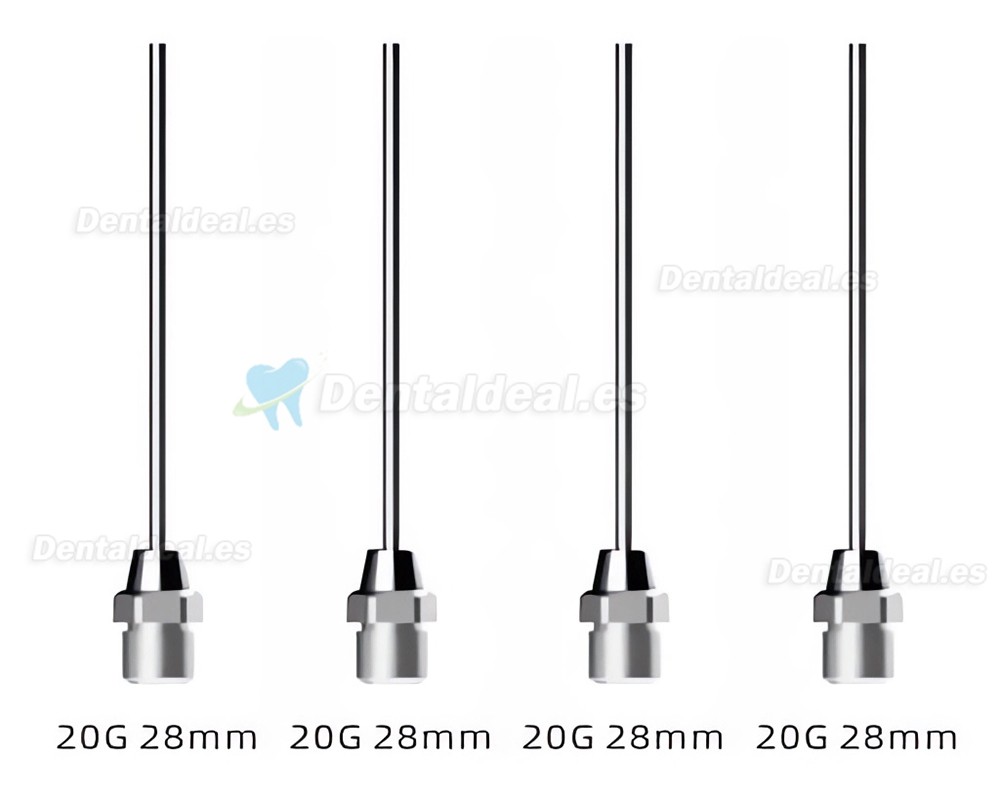 4 Piezas Agujas para Pistola de Gutapercha compatibles con Woodpecker Fi-G Sistema de Obturaci&oacute;n