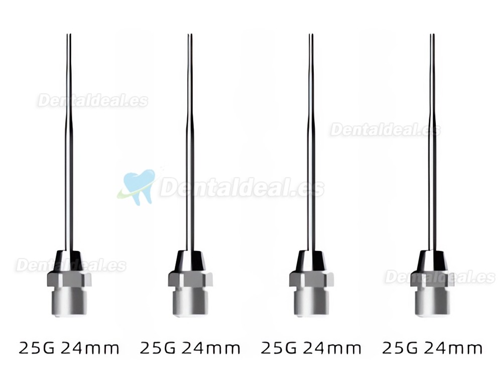 4 Piezas Agujas para Pistola de Gutapercha compatibles con Woodpecker Fi-G Sistema de Obturaci&oacute;n