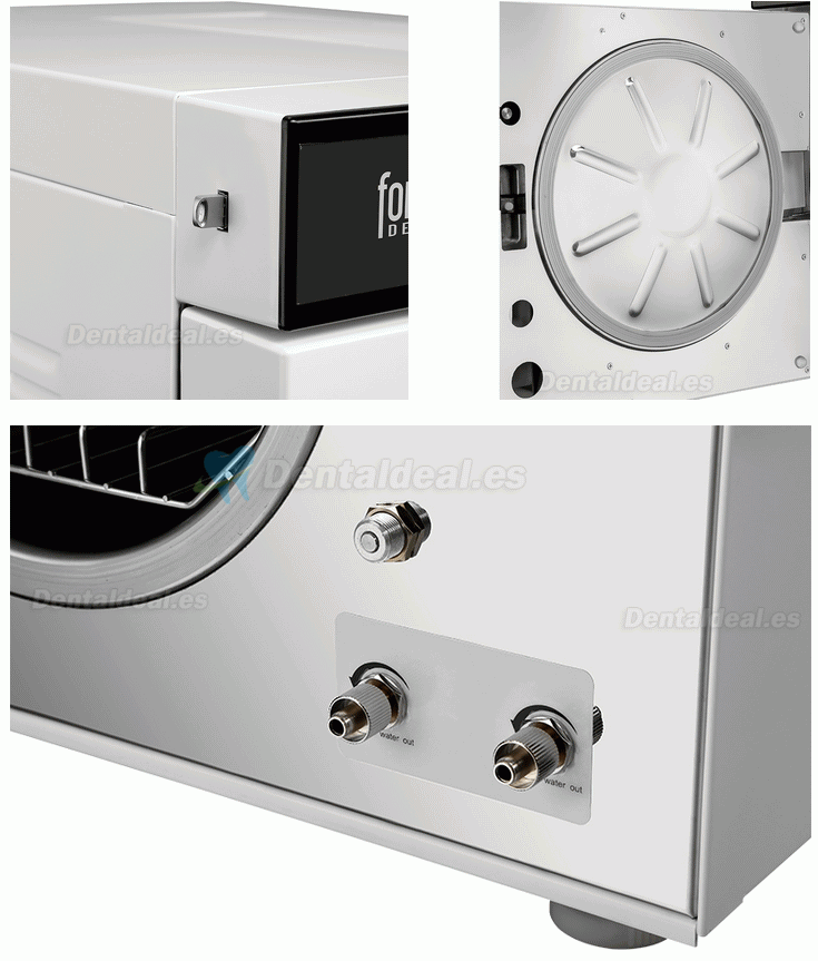 Fomos Foster Plus 17L/22L Esterilizador de vapor dental autoclave clase B con impresora
