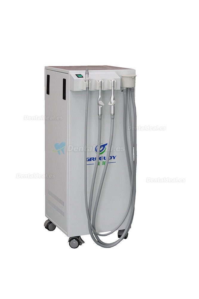 Greeloy Unidad de succión dental móvil Bomba de vacío 400L/min con fuerte succión GSM-400