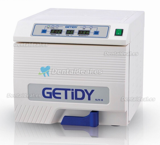 8 Litros Getidy® Dental Autoclave de Vapor Clase B Autoclave Esterilizador de Mesa SJY-8L