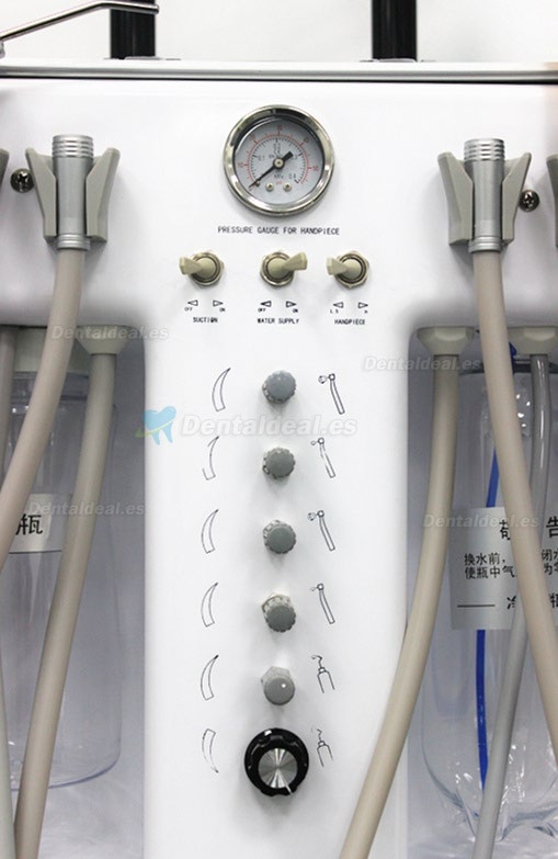 Greeloy® Unidad Dental Portátil GU-P206S con Escalador y Lámparas de Polimerización