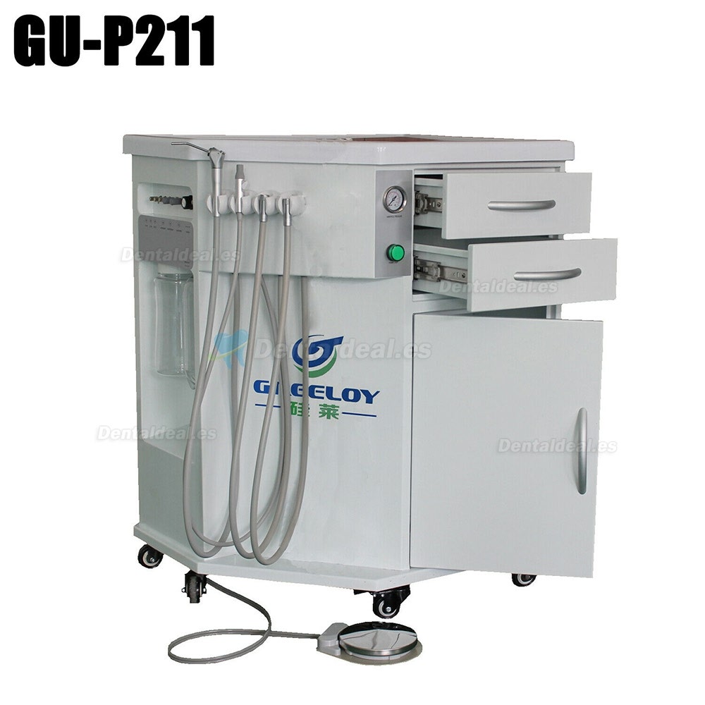 Greeloy® GU-P211 Dental Sistema de unidad de carro de entrega dental móvil