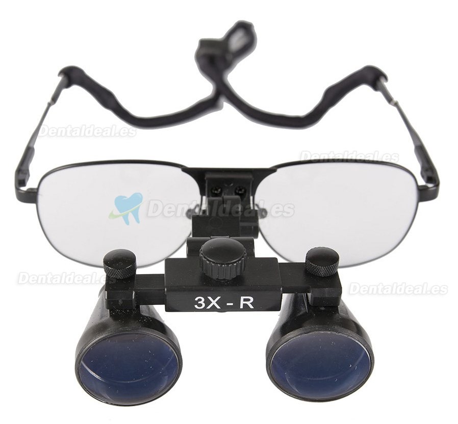 Gafas de lupa quirúrgica para marco de metal ENT/Vet 3.0X