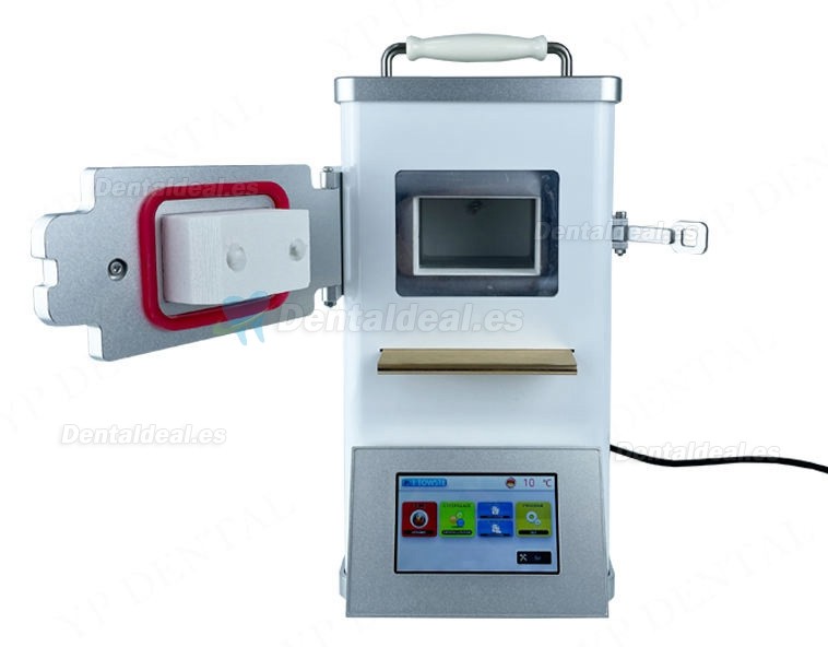 Horno portátil de porcelana al vacío para laboratorio dental pantalla táctil