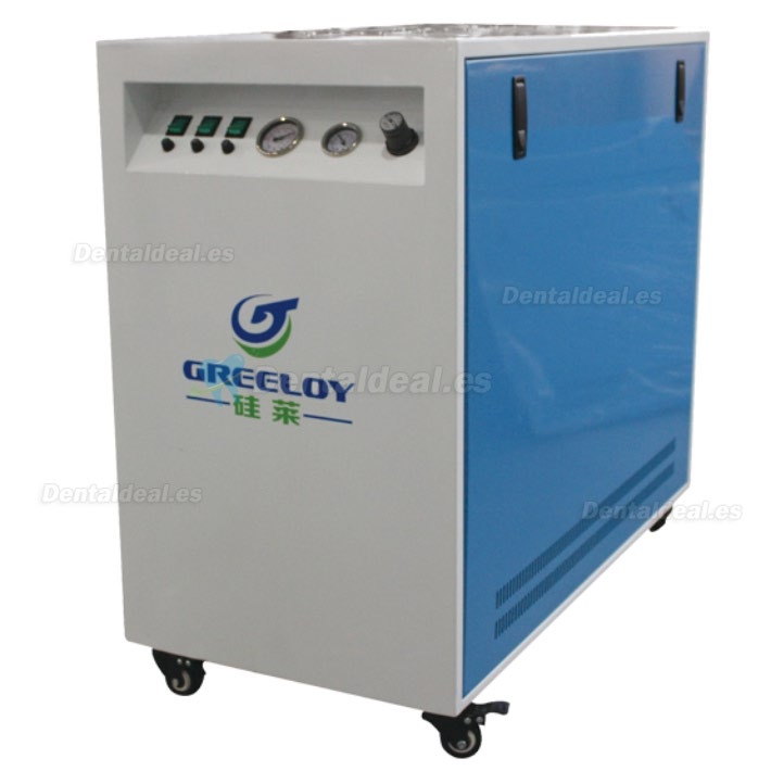 Greeloy GA-63XY 1800W Compresores de Aire Sin aceite Con Secador y Gabinete a Prueba de Ruido