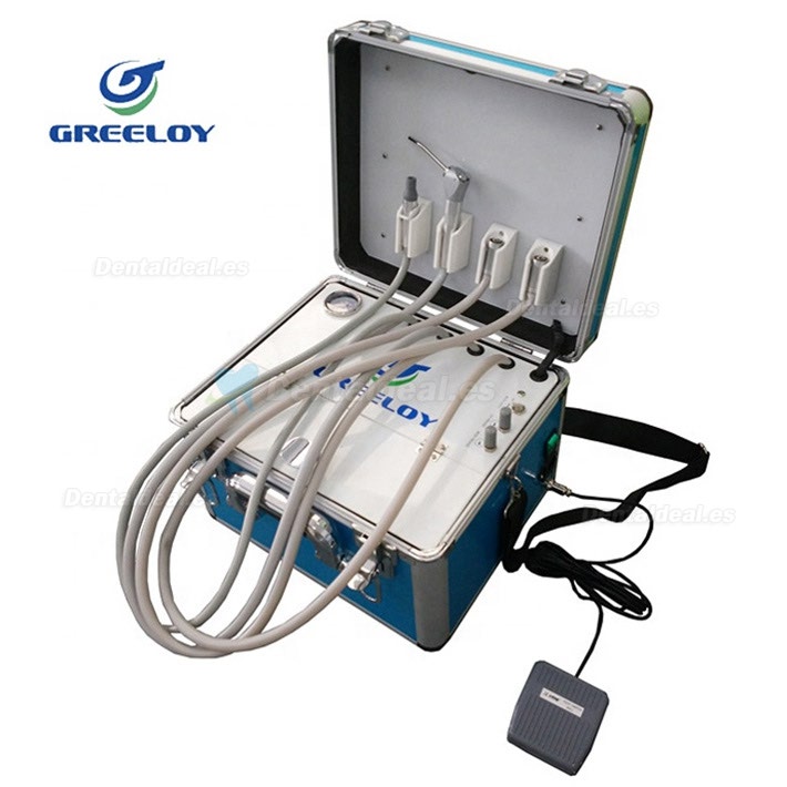 Greeloy GU-P 202 Mobile dental delivery system mini portable dental unit for veterinarian