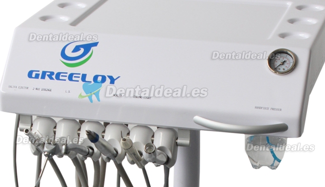 Greeloy® GU-P302 Unidad Móvil de Tratamiento Dental (Lámparas de Polimerización + Escalador Ultrasónico)