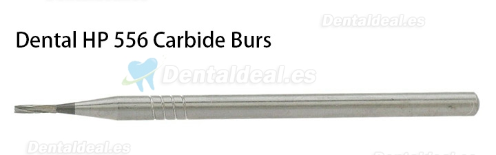 10Pcs HP 556 Bur Dental Carbide Straight Fissure Cross Cut Burs
