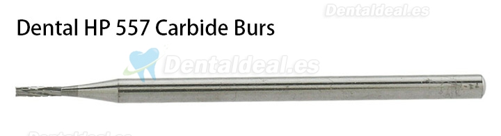 10Pcs HP 557 Bur Dental Carbide Straight Fissure Cross Cut Burs