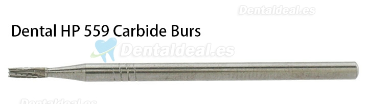10Pcs HP 559 560 562 563 fresas de corte transversal de fisura recta de carburo dental 10Pcs HP 559 560 562 563 fresas de corte transversal de fisura recta de carburo dental