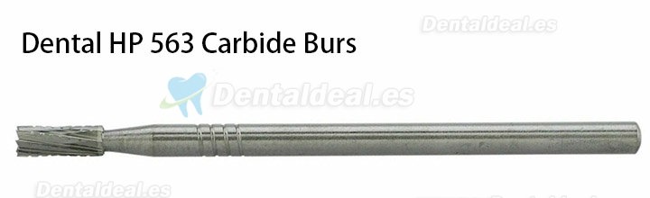 10Pcs HP 563 Bur Dental Carbide Straight Fissure Cross Cut Burs