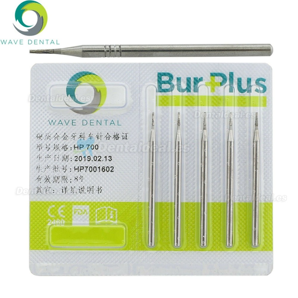 Dental 700 Carbide Taper Fissure Cross Cut Burs