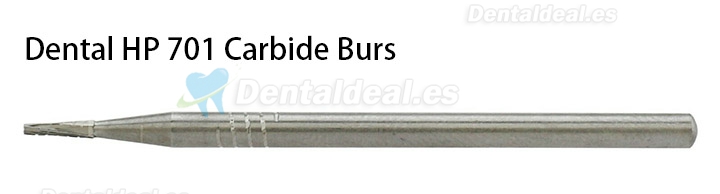 10Pcs HP 701 Bur Dental Carbide Taper Fissure Cross Cut Burs